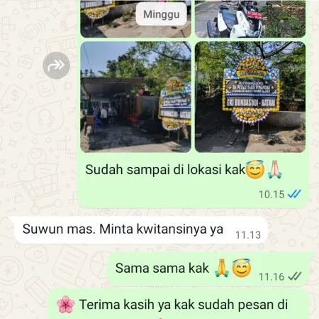 Pengiriman Papan Bunga Duka Pulokalapa Lemahabang