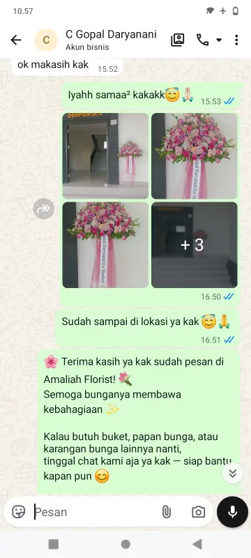 Pengiriman Karangan Bunga Pulokalapa Lemahabang